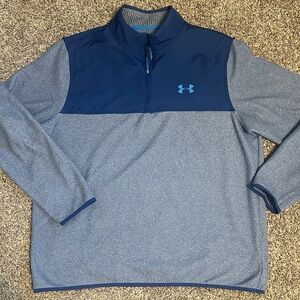 Under Armour Men's Navy and Heather Gray Performance Jacket men’s XXL